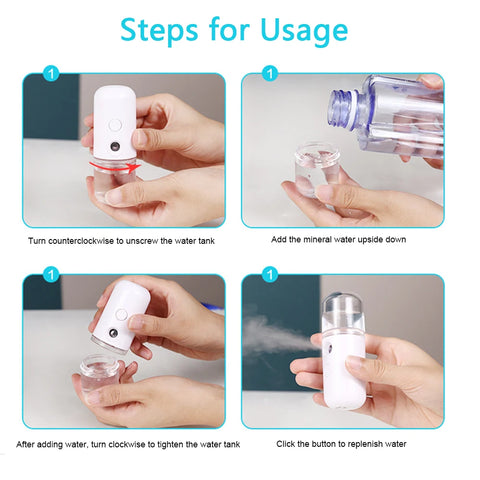 Handheld Facial Mist Humidifier