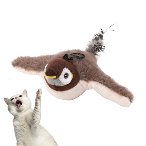 Bird Cat Toy Flapping