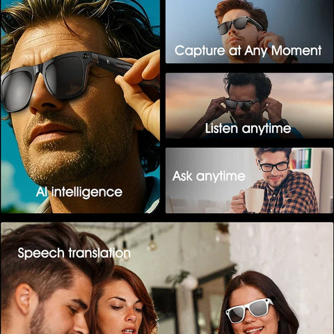 4K HD AI Smart Glasses