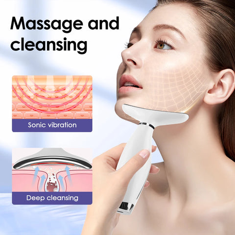 Curved Grip Neck Beauty Device