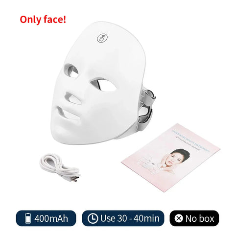 LED Facial Neck Beauty Mask