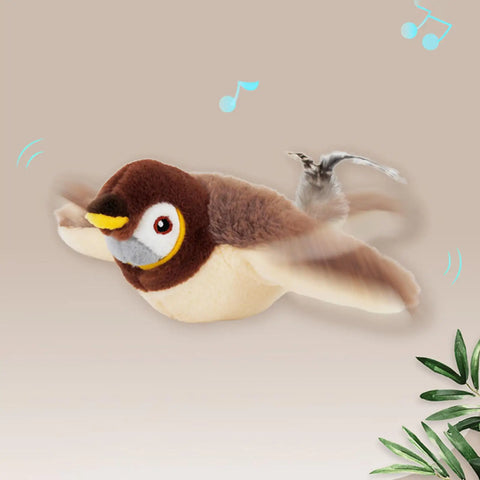 Bird Cat Toy Flapping