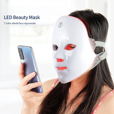 LED Facial Neck Beauty Mask