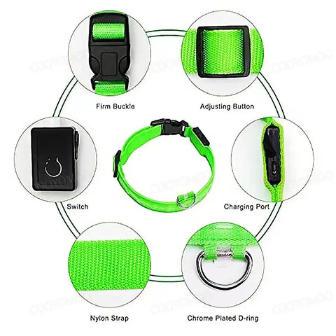 Detachable LED Pet Safety Collar